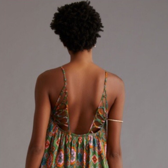 🆕 BY ANTHROPOLOGIE Drama Beach Midi Dress - Picture 4 of 4